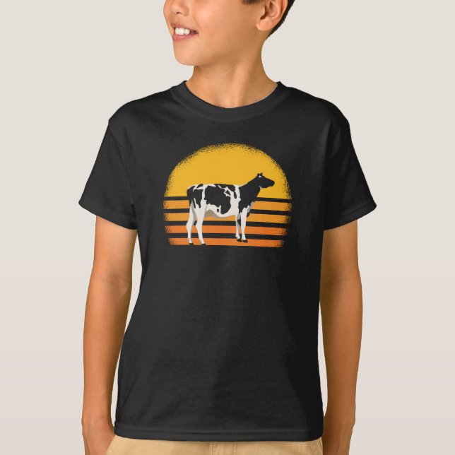 Cow Beef Cow Farming Farmer T-Shirt (Front)