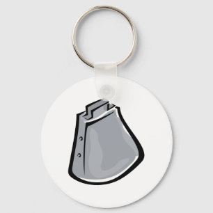 Cow Bell Key Ring