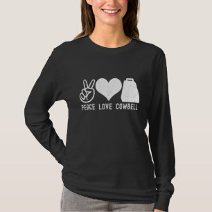 Cow Bell More Cowbell Vintage Funny Drummer Cowbel T-Shirt