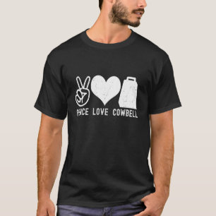 Cow Bell More Cowbell Vintage Funny Drummer Cowbel T-Shirt