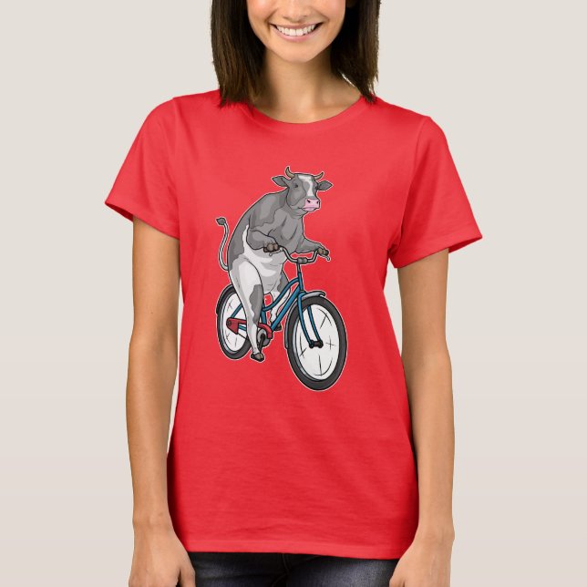 Cow Bicycle T-Shirt (Front)