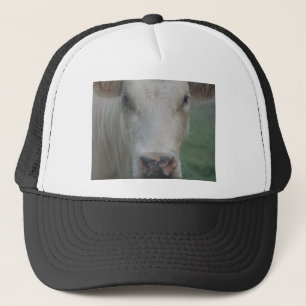 Cow Big Head Trucker Hat