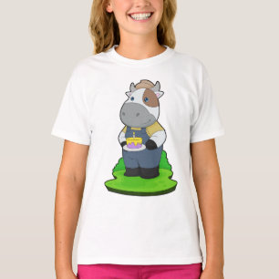 Cow Birthday Farmer T-Shirt
