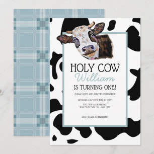 Cow Birthday Invitation