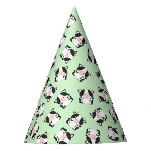 Cow Birthday Party Green Hat