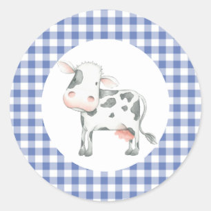 Cow Birthday sticker