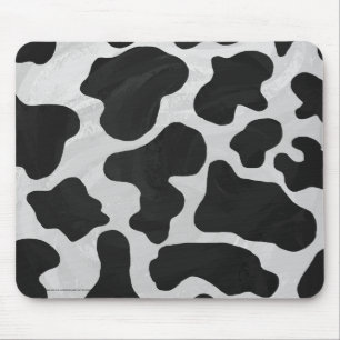 Cow Black and White Print Mouse Mat