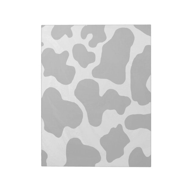 Cow Black and White Print Notepad (Rotated)