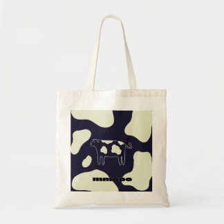Cow black and white tote bag