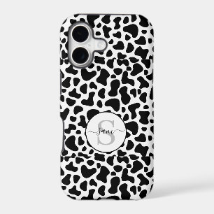 Cow Black White Monogram