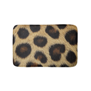 Cow Black White Spots Fur Bath Mat