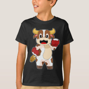 Cow Boxer Boxing gloves Boxing T-Shirt