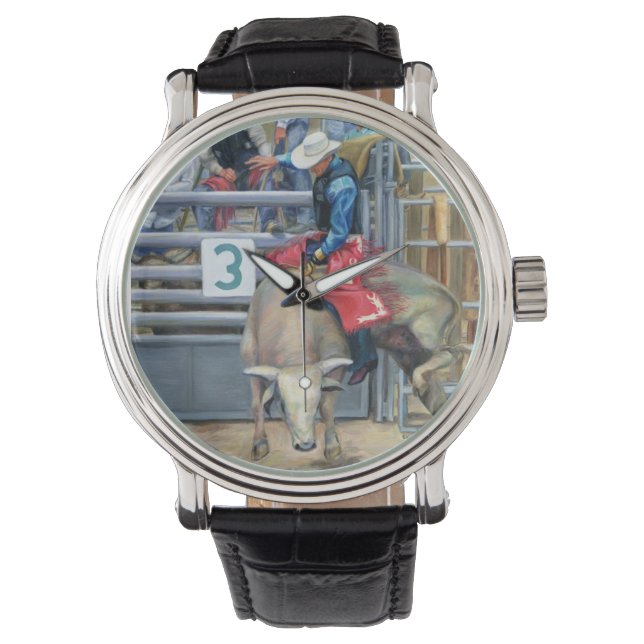 Cow Boy Ride Watch (Front)