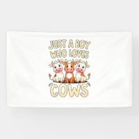 Cow _ Boys & Toddler, Just A Boy Who Loves Cows, C