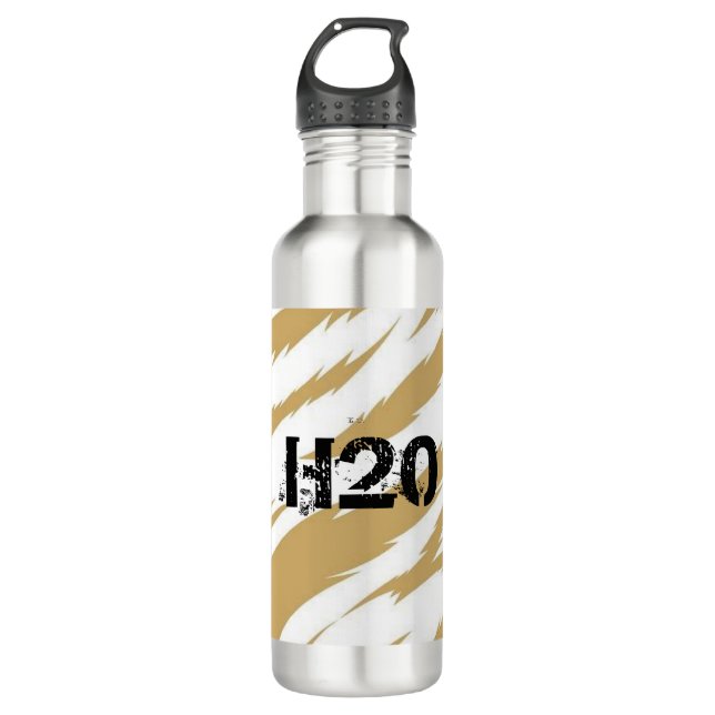 Cow Brown H20 Water Bottle (Front)