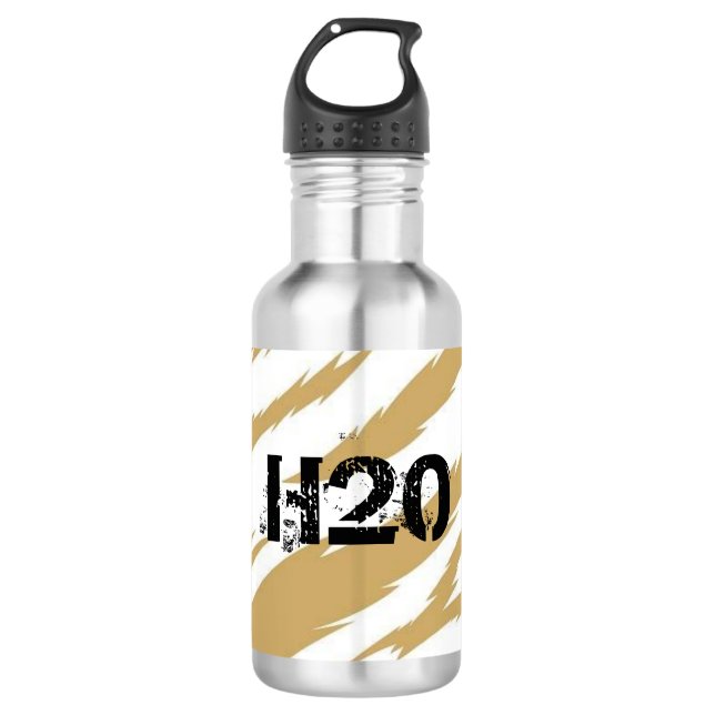 Cow Brown H20 Water Bottle (Front)
