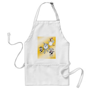 Cow, Bull, Sheep and Chicken BBQ Apron. Standard Apron