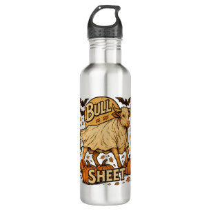 Cow Bull Sheet Halloween 710 Ml Water Bottle