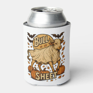 Cow Bull Sheet Halloween Can Cooler
