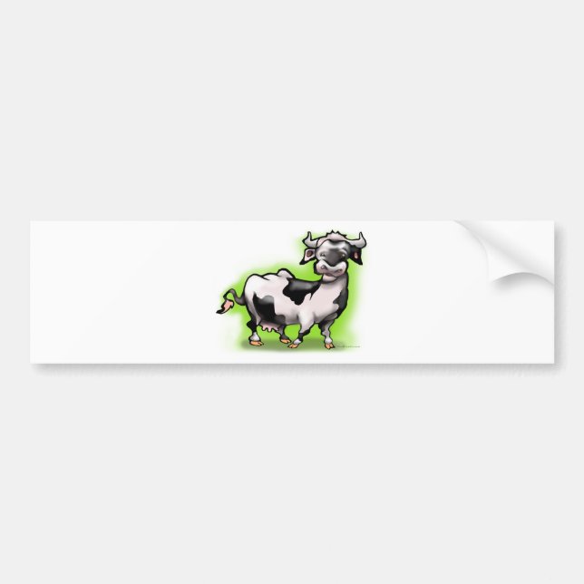 Cow Bumper Sticker (Front)