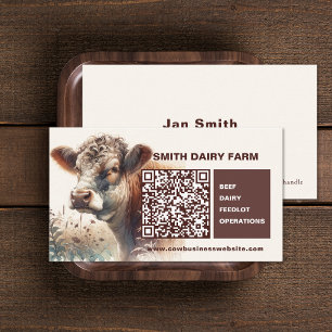 Cow Business QR Code Cards