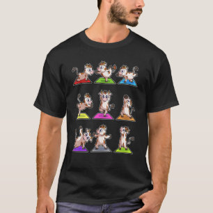 Cow Calf Yoga Poses Sport Gymnastics Ohm Heartbeat T-Shirt