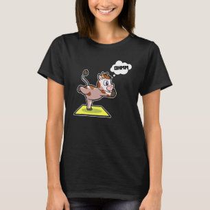 Cow Calf Yoga Poses Sport Gymnastics Ohm Heartbeat T-Shirt