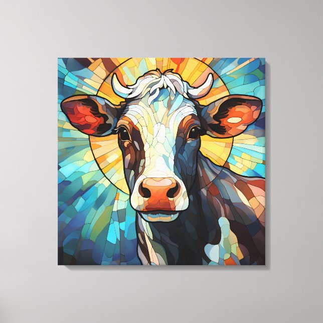 Cow Canvas Art (Front)