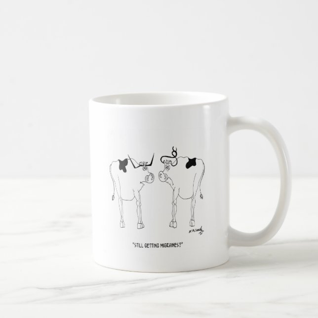 Cow Cartoon 4868 Coffee Mug (Right)