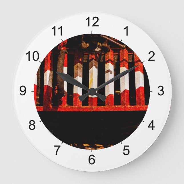Cow Catcher Large Clock (Front)
