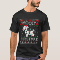 Cow Cattle Farmer Xmas Ugly Cow Mooey Christmas