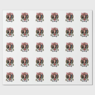 Cow Christmas Dear Santa I Just Want Cows Funny Br Wrapping Paper