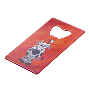 Cow Christmas on Red Feild