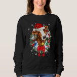 Cow Christmas Ornament Decoration X Mas Santa Hat Sweatshirt<br><div class="desc">Cow Christmas Ornament Decoration X Mas Santa Hat</div>