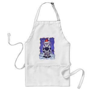 Cow Christmas Standard Apron