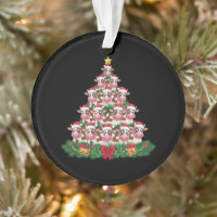 Cow Christmas Tree Funny Cow Lover Cow Xmas