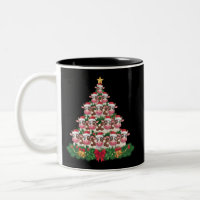 Cow Christmas Tree Funny Cow Lover Cow Xmas