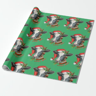 Cow Christmas  Wrapping Paper