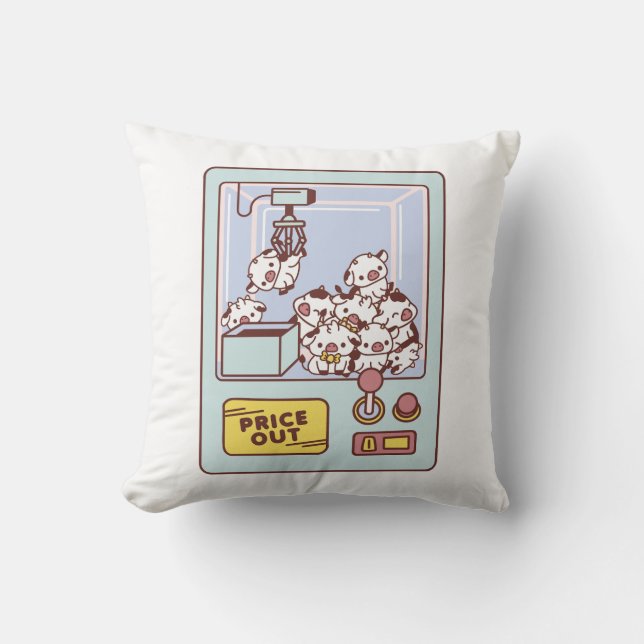 COW CLAW MACHINE CUSHION (Front)