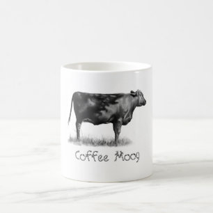 COW COFFEE MUG (Coffee Moog) Pencil Drawing