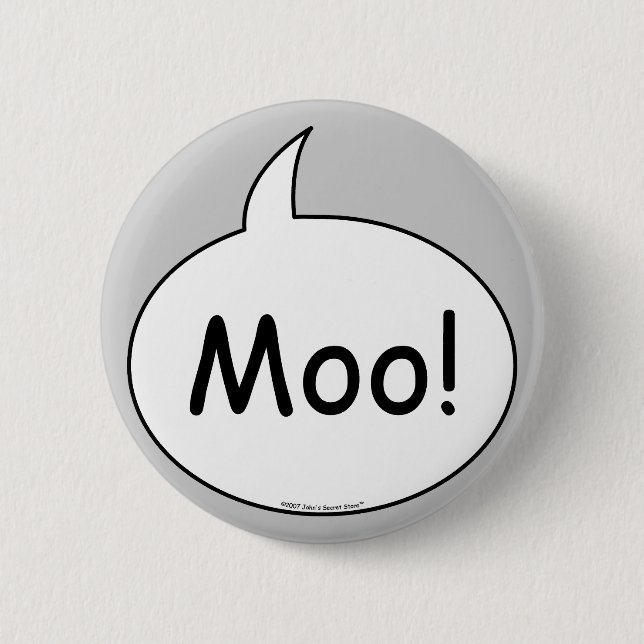 Cow Costume Button (Front)