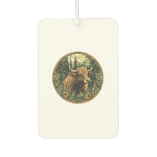 Cow Cottagecore Floral Cow Car Air Freshener