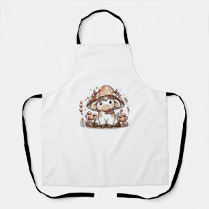 Cow Cottagecore Mushroom _1 Apron