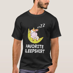 Cow Cows Nap Sleeping Sleep Pajama Nightgown T-Shirt