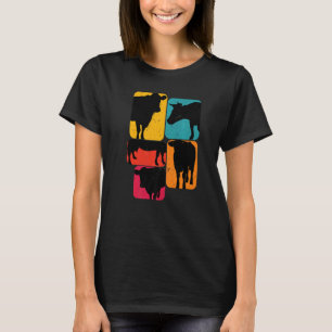 Cow cows Retro T-Shirt
