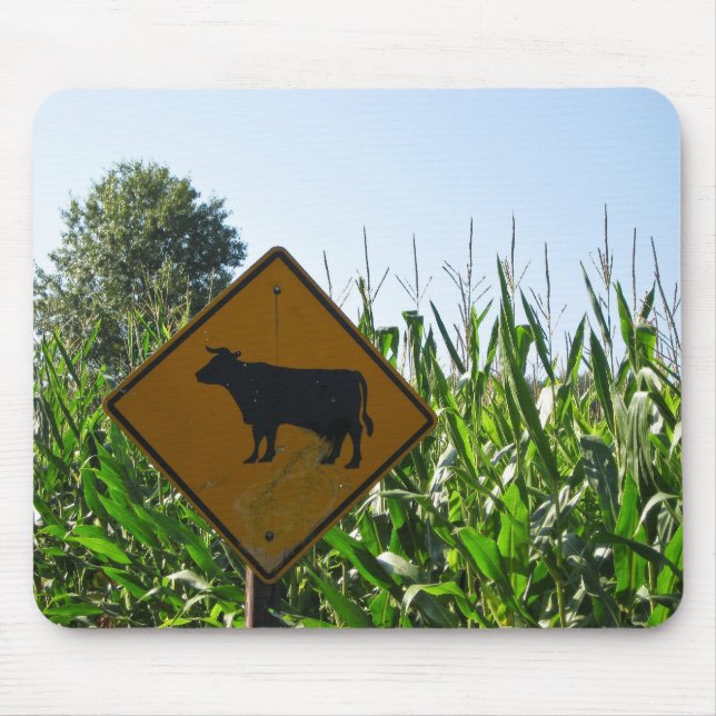 Cow Crossing Mouse Mat (Front)