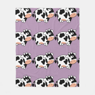 Cow Custom Fleece Blanket