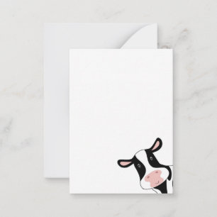 Cow, cute cow, animal card