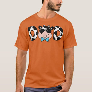 Cow Dad Life Funny Daddy Cow Lover Farmer Cows T-Shirt