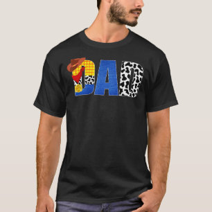 Cow Dad Of The Birthday Girl Howdy Rodeo Western T-Shirt